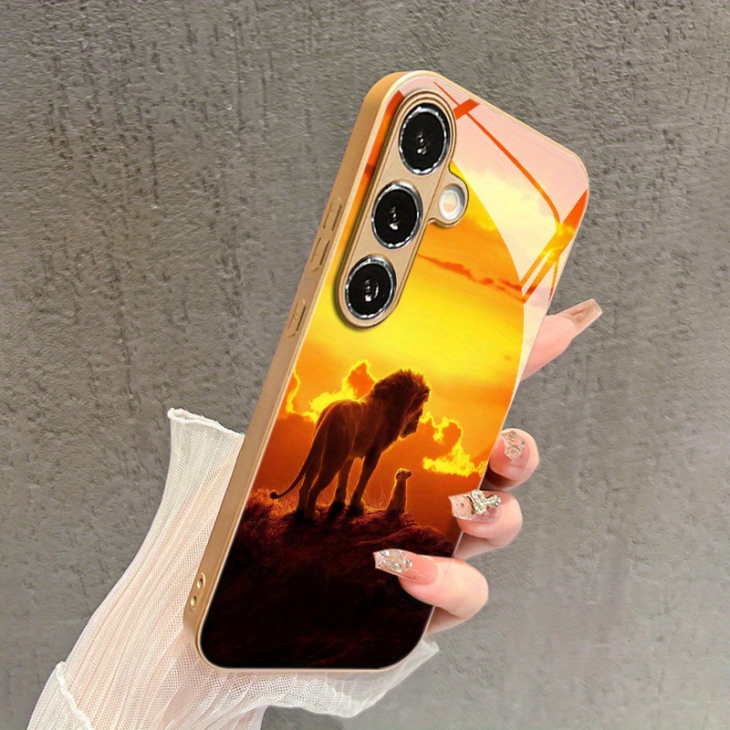 Samsung Galaxy S24 - Twilight leeuwin en kleine leeuw patroon