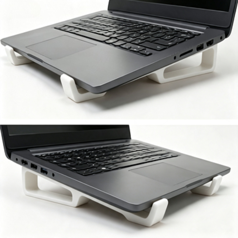 Cooling Stand Tablet - Ergonomische 3D-geprinte laptopstandaard, draagbare geventileerde lichtgewicht