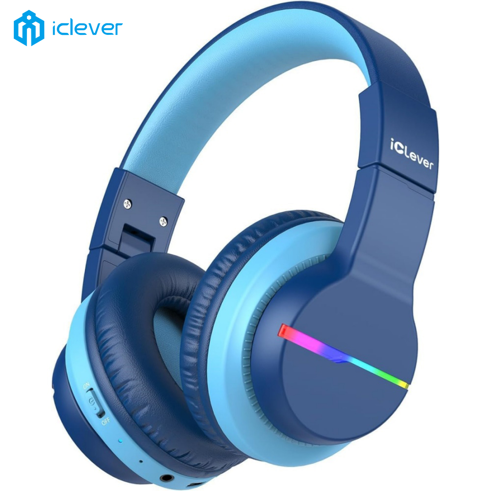 Wired Earphone Lightning - iClever BTH12 Bluetooth-hoofdtelefoon voor kinderen, 85