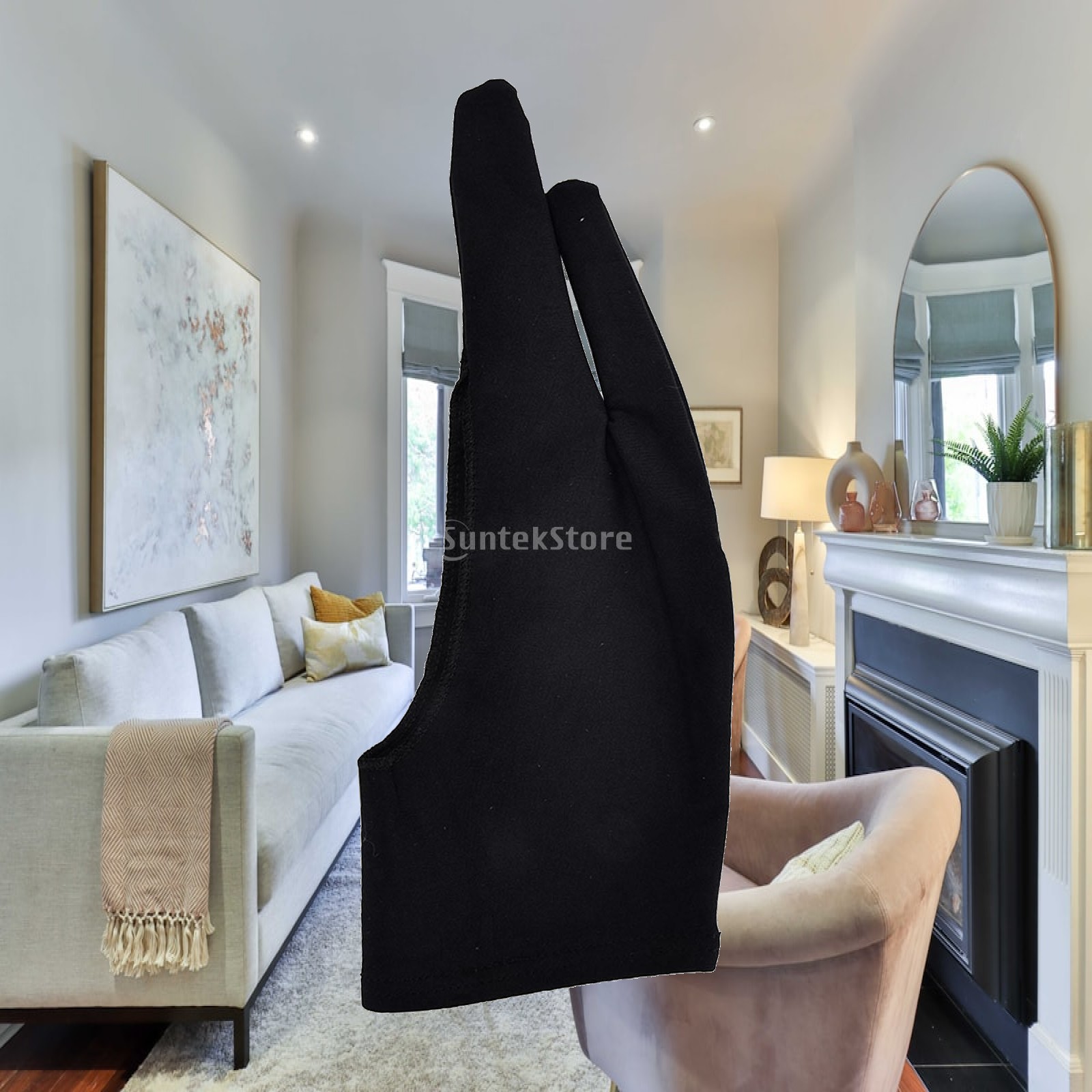 Drawing Glove Artist - Tekenhandschoen voor kunstenaars, met twee vingers,