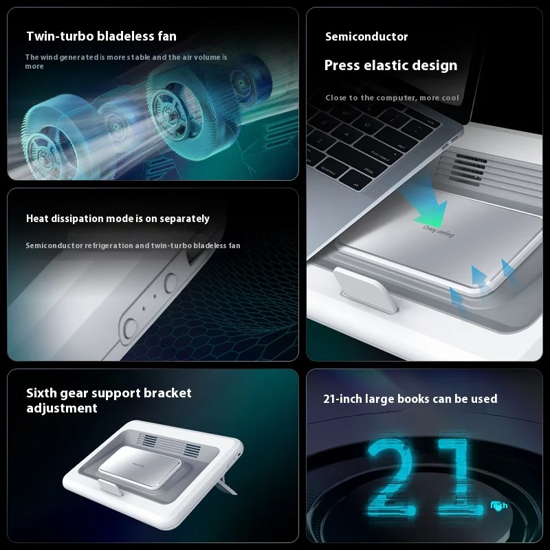 Gaming-laptopkoeler met 2 koel - Cooling Stand Tablet recensie en prijs