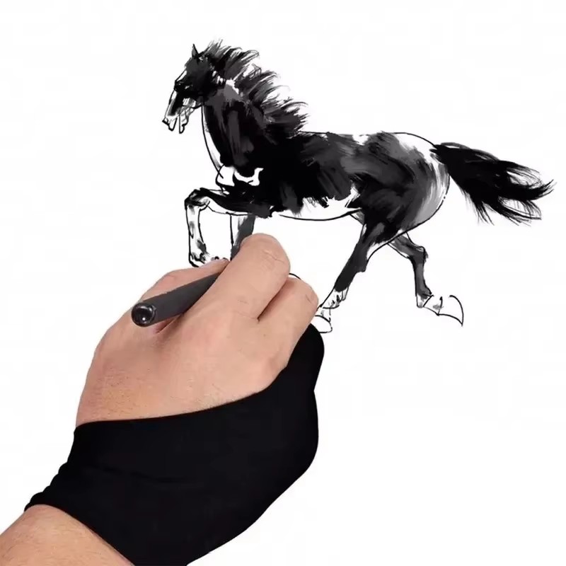 Anti-aanraking handschoen met  - Drawing Glove Artist recensie en prijs